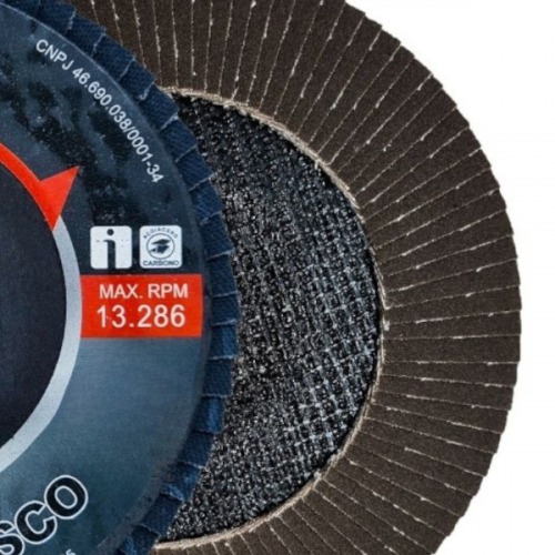 Disco de lixa flap-disc c�nico 7