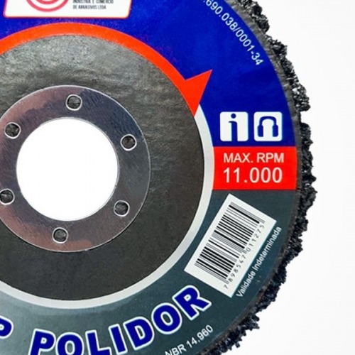 Disco removedor de tintas e ferrugens 115 x 22 mm - 09.001 Disco removedor de tintas e ferrugens 115 x 22 mm - 09.001