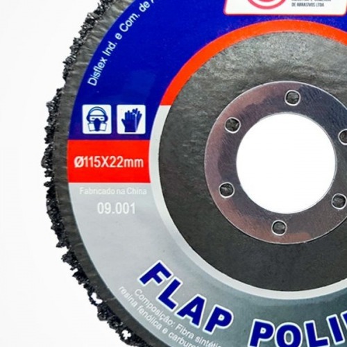 Disco removedor de tintas e ferrugens 115 x 22 mm - 09.001 Disco removedor de tintas e ferrugens 115 x 22 mm - 09.001