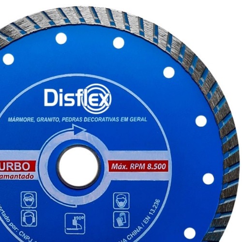 Disco diamantado turbo 230 mm para concreto - 21.013