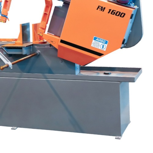 Serra fita horizontal 2 CV 400 mm com cabeçote e morsa hidráulico trifásica - FM-1600HM Serra fita horizontal 2 CV 400 mm com cabeçote e morsa hidráulico trifásica - FM-1600HM