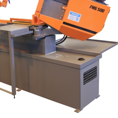 Serra fita horizontal 1,5 CV 250 mm com cabeçote e morsa hidráulico trifásica - FMG-500HM Serra fita horizontal 1,5 CV 250 mm com cabeçote e morsa hidráulico trifásica - FMG-500HM