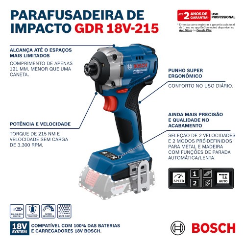 Parafusadeira de impacto 1/4