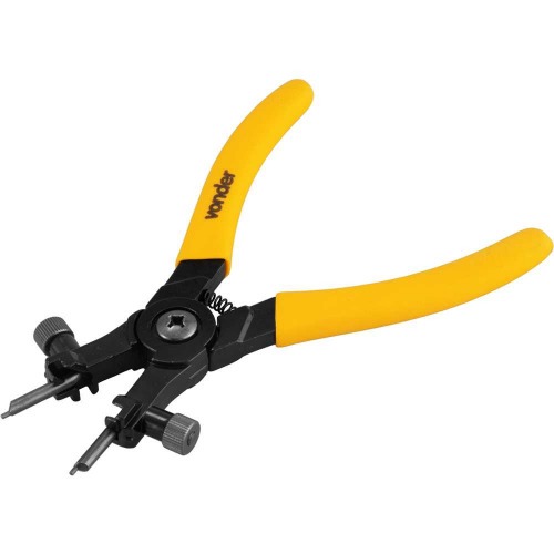 Kit 2 alicates para anéis de retenção com 8 pontas intercambiáveis Kit 2 alicates para anéis de retenção com 8 pontas intercambiáveis