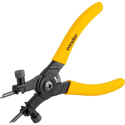 Kit 2 alicates para anéis de retenção com 8 pontas intercambiáveis Kit 2 alicates para anéis de retenção com 8 pontas intercambiáveis