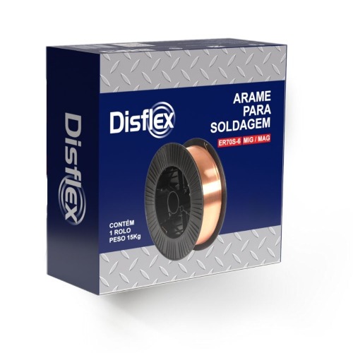 Arame para solda mig 1,0 mm rolo 15 kg - ER70S-6