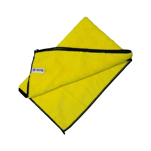 Toalha de microfibra para secagem automotiva 60 x 40 cm amarela 25234 Toalha de microfibra para secagem automotiva 60 x 40 cm amarela 25234