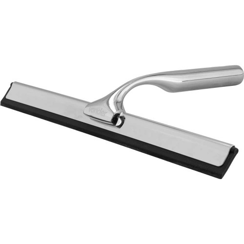 Rodo de aço inox 250 mm com suporte para fixação Rodo de aço inox 250 mm com suporte para fixação