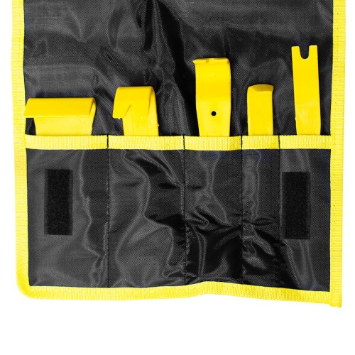 Jogo de esp�tulas de nylon automotivos com 5 pe�as