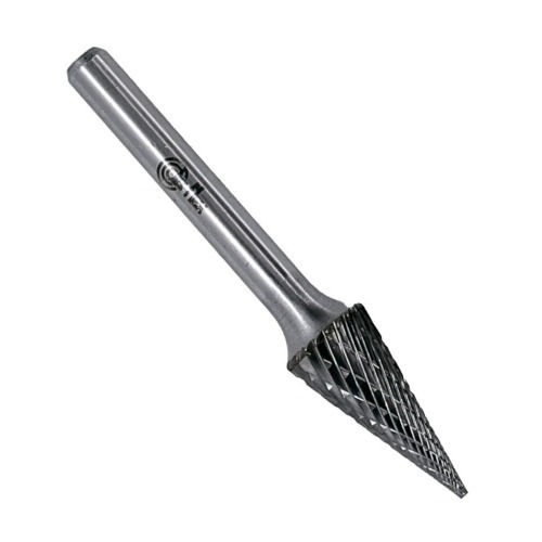 Lima rotativa c�nica reta corte S 12 x 25 mm haste 6 mm - 23.284