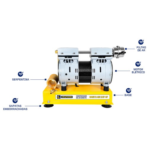 Compressor de ar direto 147L/min 1 hp inseto de �leo - 5ADI  110V