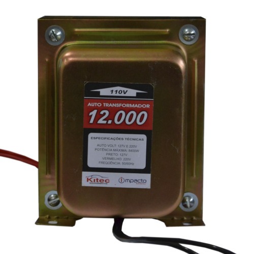 Autotransformador de voltagem para pot�ncia 12.000 VA - 12000VAT  110V/220V