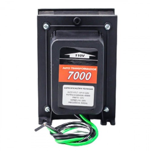Autotransformador de voltagem para pot�ncia 7.000 VA - 7000VAT  110V/220V