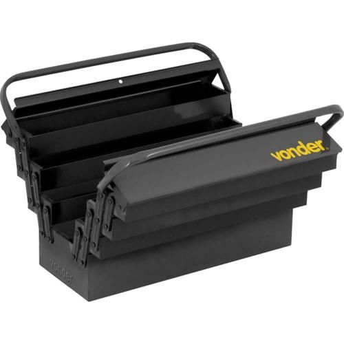 Caixa para ferramentas sanfonada com 7 gavetas e al�a