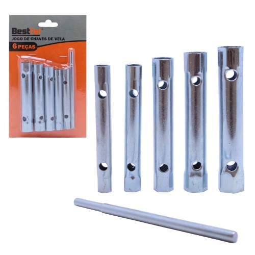 Jogo de chave de vela 6 pe�as - BFH2865