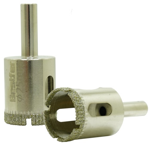 Serra copo diamantada 25 mm para porcelanato e vidro - BFH3372