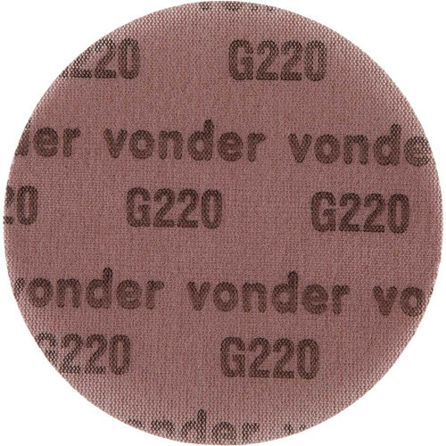 Disco de lixa telado 150 mm gr�o 220 com 5 pe�as