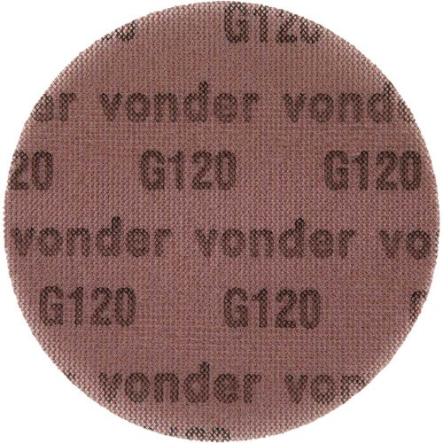 Disco de lixa telado 225 mm gr�o 120 com 5 pe�as