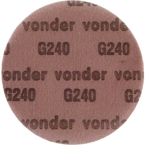 Disco de lixa telado 225 mm gr�o 240 com 5 pe�as