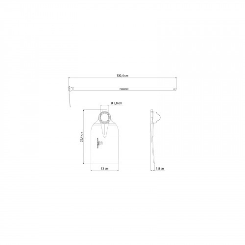Enxadão largo com cabo de madeira 130 cm Enxadão largo com cabo de madeira 130 cm