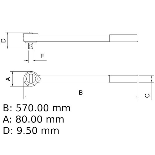 Chave catraca revers�vel encaixe 3/4