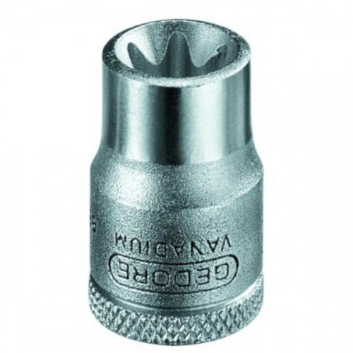 Soquete hexalobular encaixe 3/8