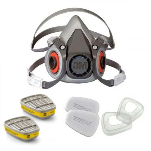 M�scara respirat�ria semifacial m�dio - 6200