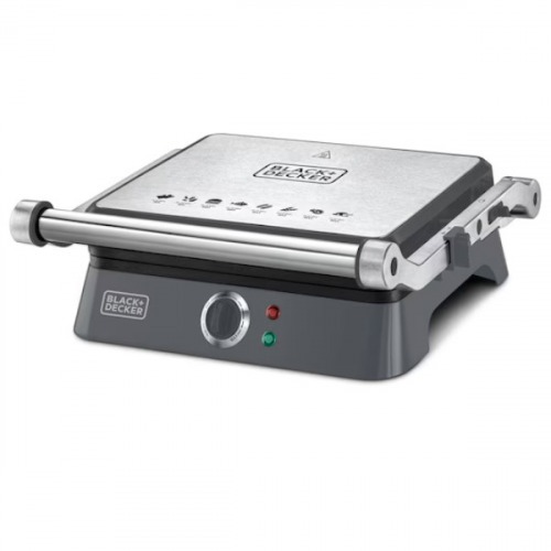 Sanduicheira e grill antiaderente 1200 watts Gourmand Gris - G1400  110V