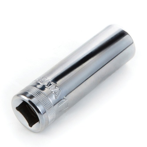 Soquete sextavado longo 12 mm com encaixe de 3/8