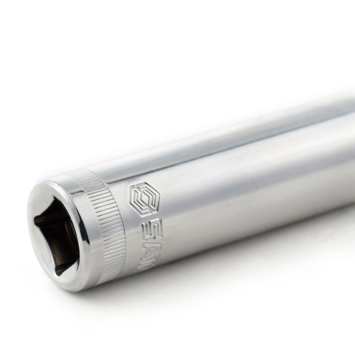 Soquete sextavado longo 12 mm com encaixe de 3/8