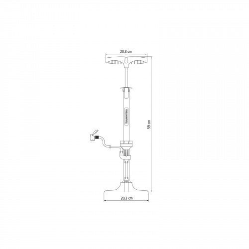 Bomba de ar manual para encher pneus 43132/001 Bomba de ar manual para encher pneus 43132/001