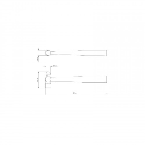 Martelo de bola 800 gramas - 40410/032