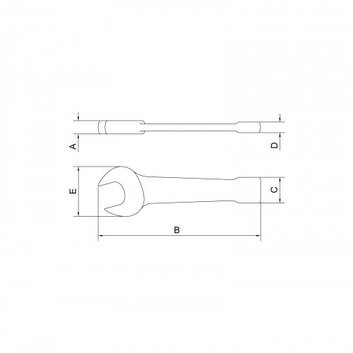 Chave fixa de bater 4