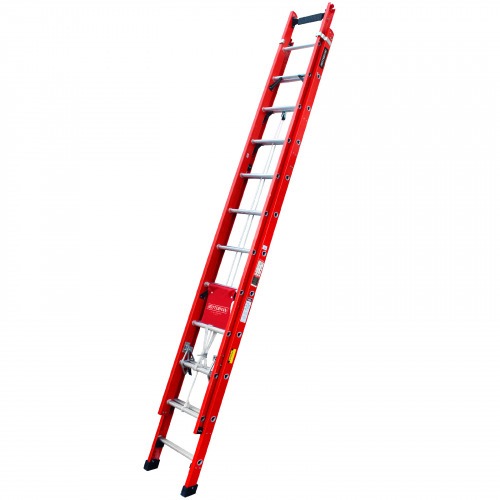 Escada de fibra de vidro extens�vel 3,30 x 5,40 m 20 degraus - EFR9928