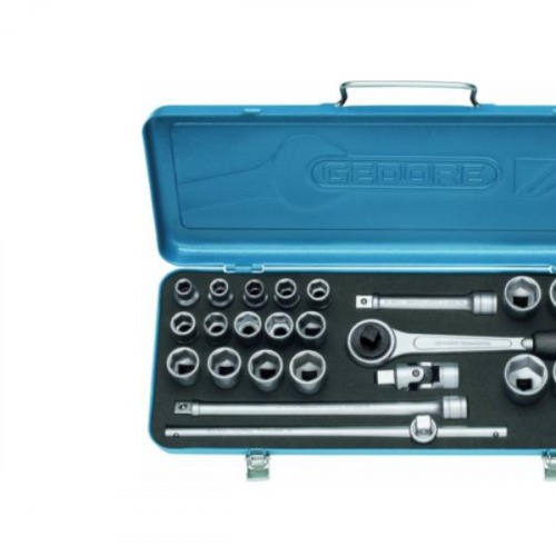 Jogo de soquete sextavado 10 a 32 mm encaixe 1/2