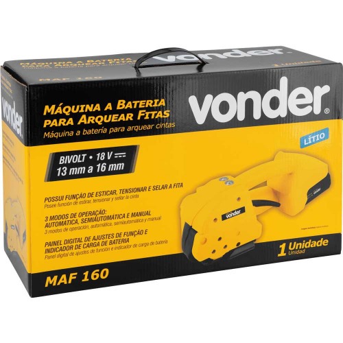M�quina para arquear fitas a bateria 18V 13 a 16 mm - MAF 160  110V/220V