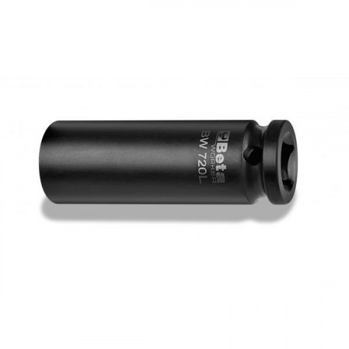Soquete sextavado longo de impacto 24 mm com encaixe de 1/2