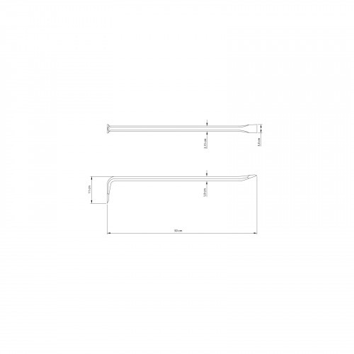 P� de cabra simples 500 mm - 42600/050