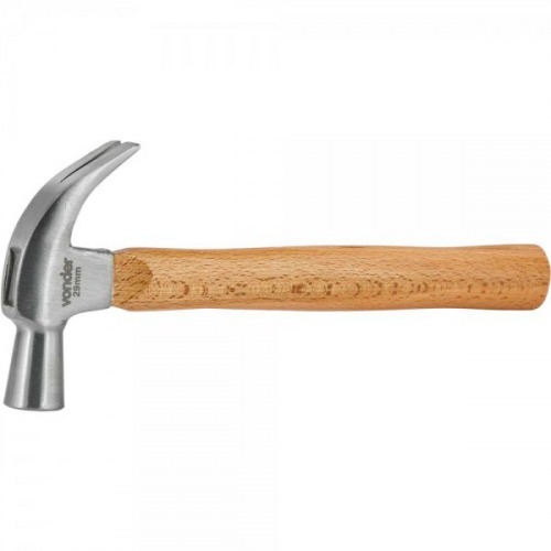 Martelo unha polido 29 mm com cabo de madeira