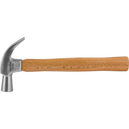 Martelo unha polido 29 mm com cabo de madeira