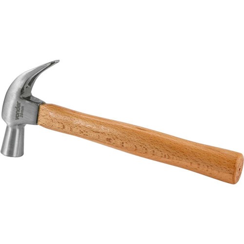 Martelo unha polido 29 mm com cabo de madeira