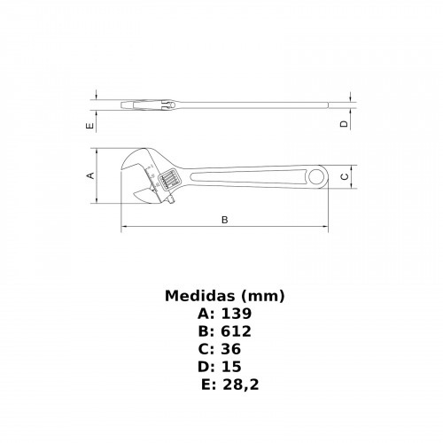 Chave ajust�vel 24