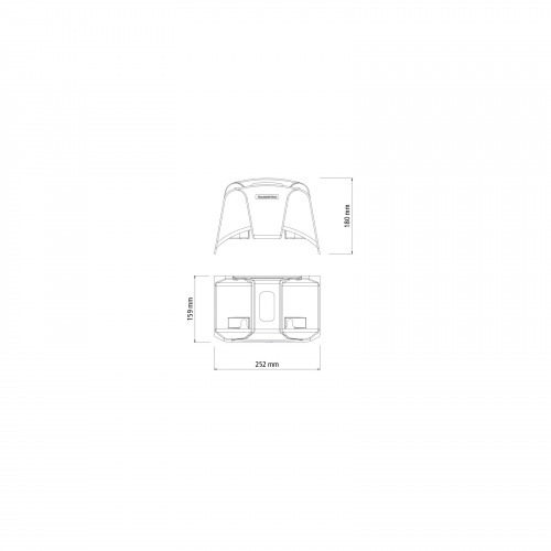 Suporte mural para mangueira de jardim at� 30 metros