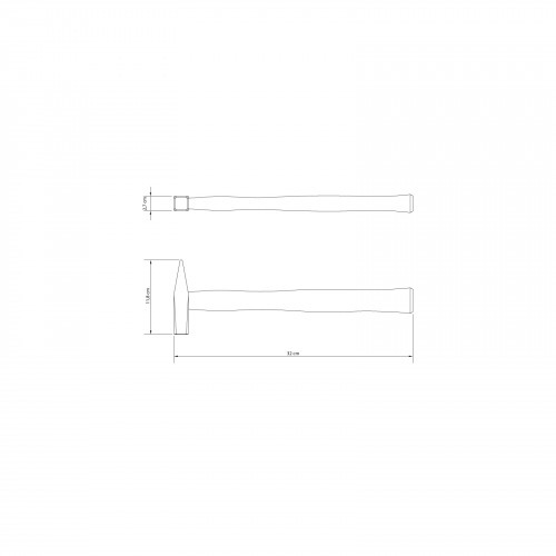 Martelo pena 500 gramas - 40443/007