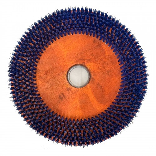 Escova de nylon para enceradeira 510 mm com flange - 01014 Escova de nylon para enceradeira 510 mm com flange - 01014