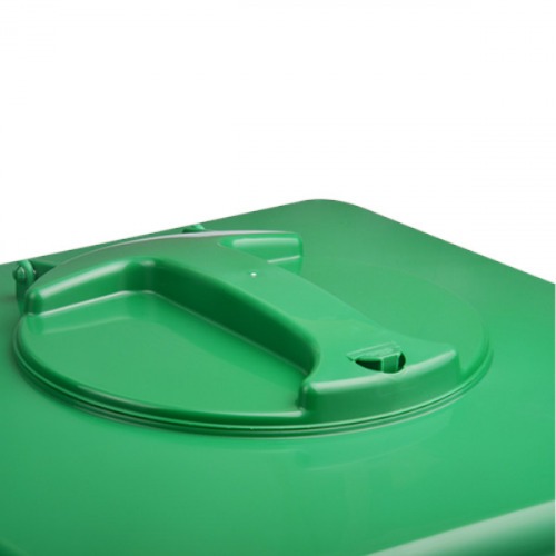 Cesto coletor de lixo 100L tampa flip top sem adesivo - CD12VD