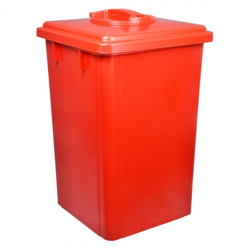 Cesto coletor de lixo 100L tampa flip top sem adesivo - CD12VM