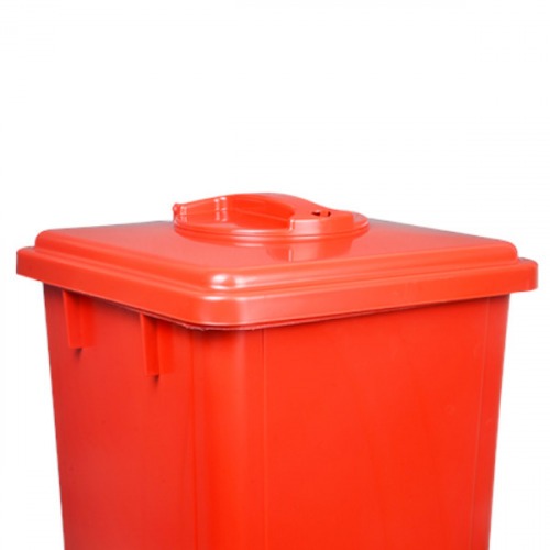 Cesto coletor de lixo 100L tampa flip top sem adesivo - CD12VM
