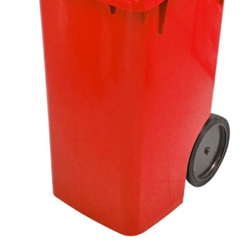 Cesto de lixo gari 240L com rodas de 300 mm sem pedal - C241VM