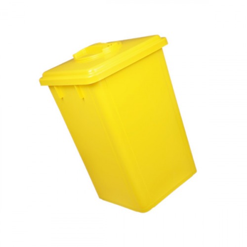 Cesto coletor de lixo 60L tampa flip top Sem adesivo - CV62AM
